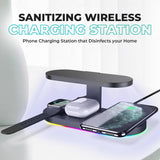 Wireless Charging UV Disinfecting Station