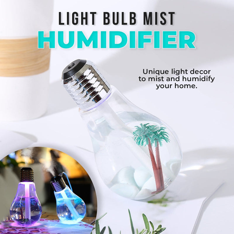 Light Bulb Mist Humidifier,