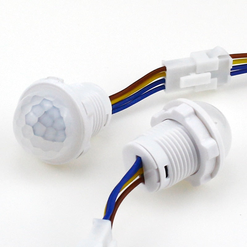 1pcs Closet PIR Sensor Detector Smart Switch 110V 220V LED PIR Infrared Motion Sensor Detection Automatic Sensor Light Switch,