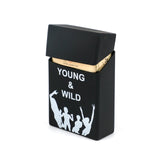 Hold 20 Cigarettes Ladies Silicone Cigarette Case Cover Man Women Smoking Cigarette Box Sleeve Pocket Cigarettes Pack Cover Gift,