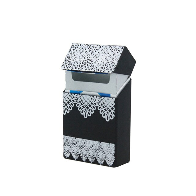 Hold 20 Cigarettes Ladies Silicone Cigarette Case Cover Man Women Smoking Cigarette Box Sleeve Pocket Cigarettes Pack Cover Gift,
