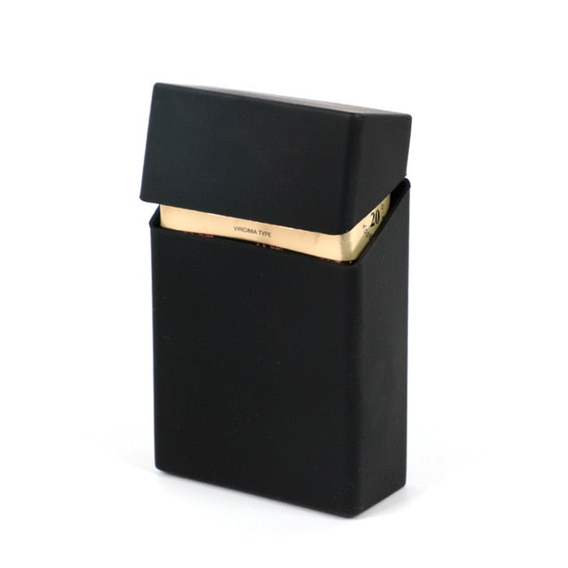 Hold 20 Cigarettes Ladies Silicone Cigarette Case Cover Man Women Smoking Cigarette Box Sleeve Pocket Cigarettes Pack Cover Gift