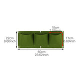 18/36/49 Pockets Hanging Green Grow Bag Planter Vertical Garden Vegetable Living Garden Bag Planter Growing Bags Flowers Supply,