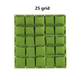 18/36/49 Pockets Hanging Green Grow Bag Planter Vertical Garden Vegetable Living Garden Bag Planter Growing Bags Flowers Supply,