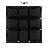 18/36/49 Pockets Hanging Green Grow Bag Planter Vertical Garden Vegetable Living Garden Bag Planter Growing Bags Flowers Supply,