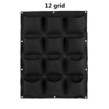 18/36/49 Pockets Hanging Green Grow Bag Planter Vertical Garden Vegetable Living Garden Bag Planter Growing Bags Flowers Supply