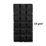 18/36/49 Pockets Hanging Green Grow Bag Planter Vertical Garden Vegetable Living Garden Bag Planter Growing Bags Flowers Supply,