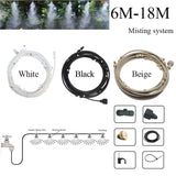 Patio Misting Cooling Water Fog Sprayer System For Greenhouse Garden flowers plant Waterring Irrigation nebulizer sprinkler