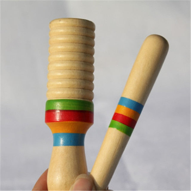 Baby Clapper Montessori Educational toy Wooden 3D Puzzle Sound   Wooden Sensory Jigsaw Brain Training Intellectual Learning Toy,