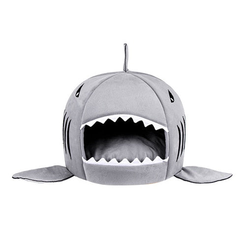 Dropship Pet Cat Bed Soft Pet Cushion Dog House Shark For Large Dogs Tent High Quality Cotton Small Sleeping Bag Product Items,