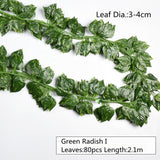 10 Style 1pc Artificial Decoration Vivid Vine Rattan Leaf Vagina Grass Plants Grape Leaves For Home Garden Party Decor B1015,