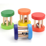 Montessori Educational Wooden toy 3D Puzzle Five-post rattle Wooden Sensory Mathematic Training Early Intellectual Learning Toy,