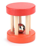 Montessori Educational Wooden toy 3D Puzzle Five-post rattle Wooden Sensory Mathematic Training Early Intellectual Learning Toy,