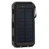 Solar Power Bank Real 20000 mAh Dual USB External Waterproof, Power Savers