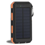 Solar Power Bank Real 20000 mAh Dual USB External Waterproof, Power Savers