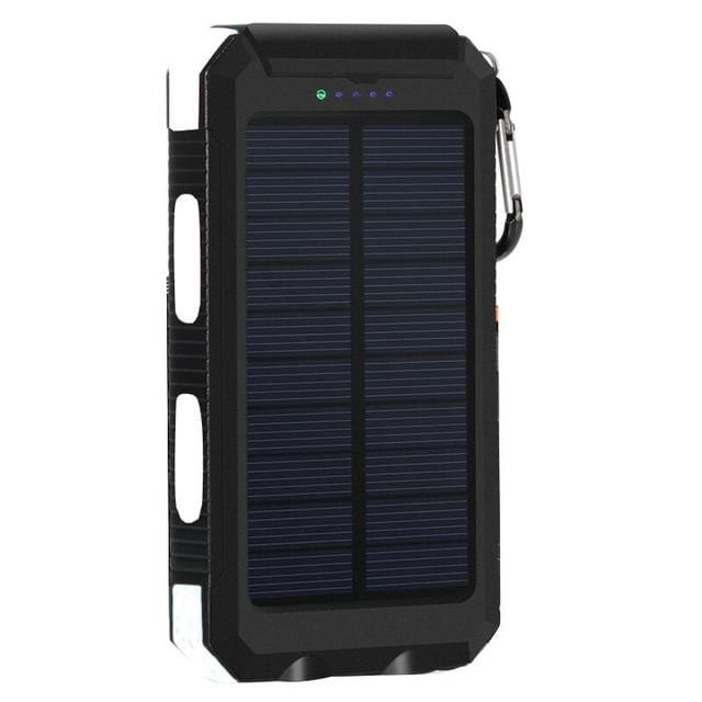 Solar Power Bank Real 20000 mAh Dual USB External Waterproof, Power Savers