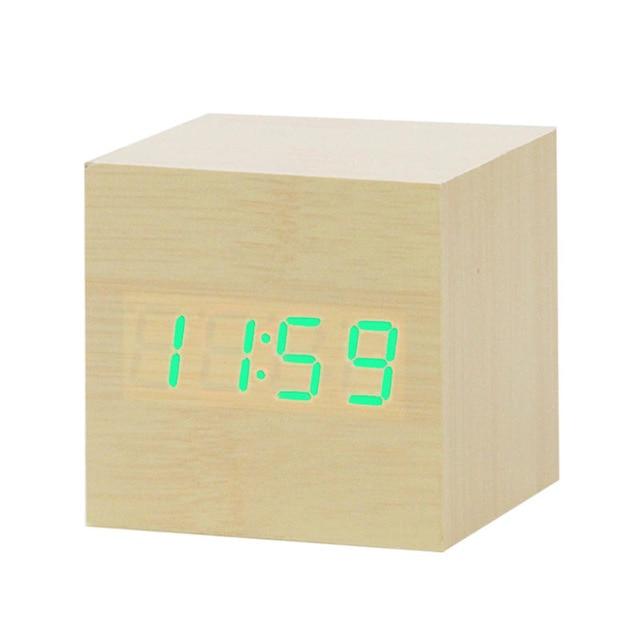 Oaktick-Digital Wooden Clock,