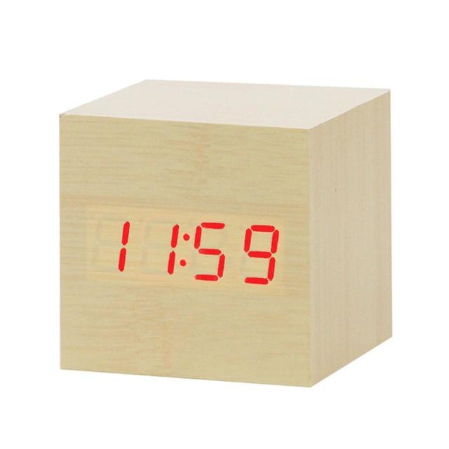 Oaktick-Digital Wooden Clock,