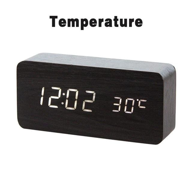 Oaktick-Digital Wooden Clock,