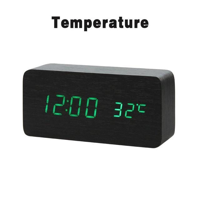 Oaktick-Digital Wooden Clock,