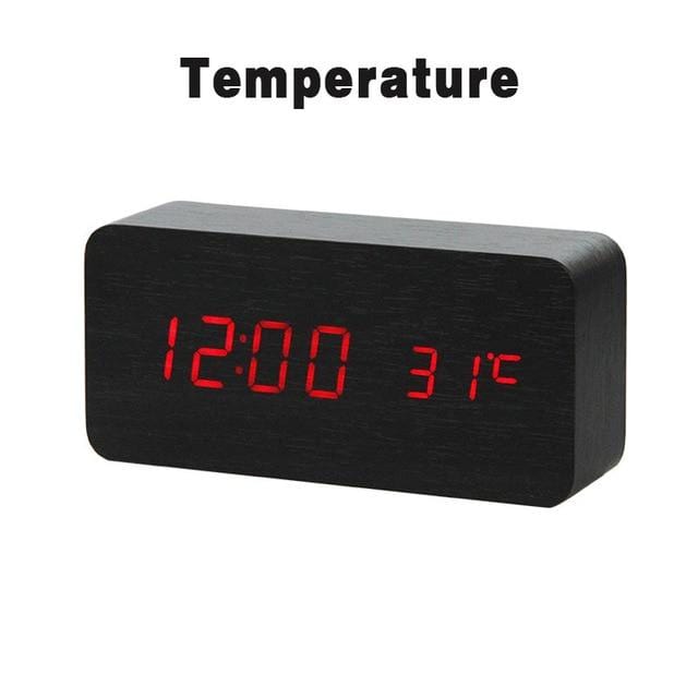 Oaktick-Digital Wooden Clock,