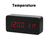 Oaktick-Digital Wooden Clock,
