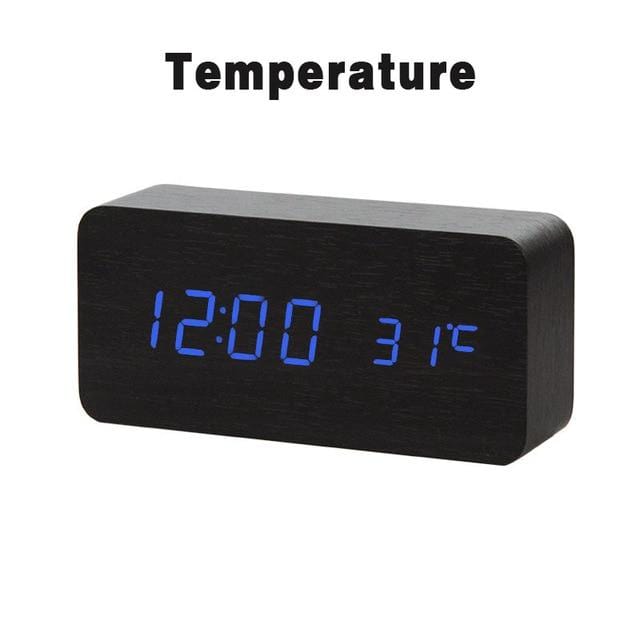 Oaktick-Digital Wooden Clock,