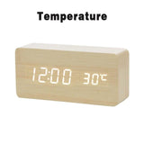 Oaktick-Digital Wooden Clock,