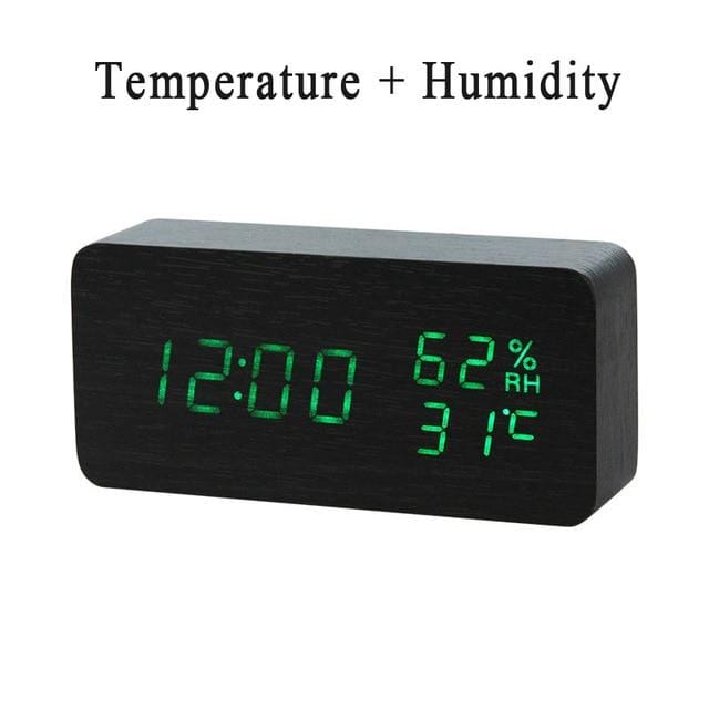 Oaktick-Digital Wooden Clock,