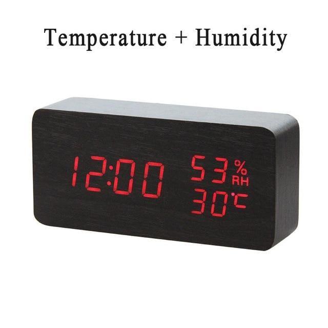 Oaktick-Digital Wooden Clock,
