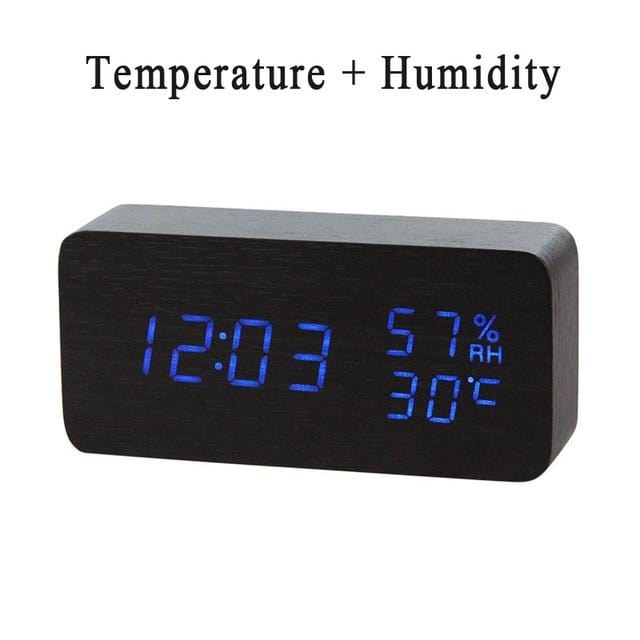 Oaktick-Digital Wooden Clock,