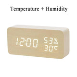 Oaktick-Digital Wooden Clock,