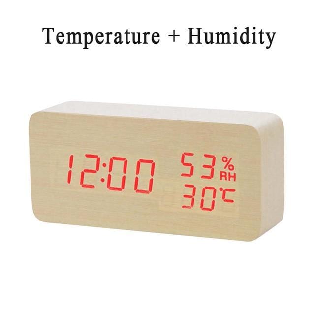 Oaktick-Digital Wooden Clock,