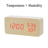 Oaktick-Digital Wooden Clock,