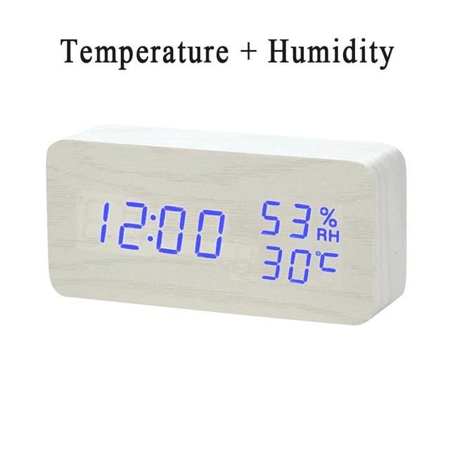 Oaktick-Digital Wooden Clock,