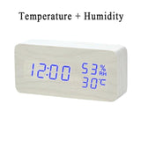Oaktick-Digital Wooden Clock,