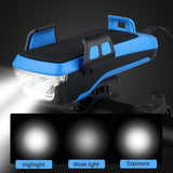 4 In 1 Bike Lamp Phone Holder Power Bank, Power Savers