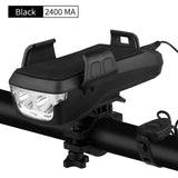 4 In 1 Bike Lamp Phone Holder Power Bank, Power Savers