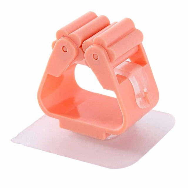 Mop Rack Bathroom accessories Wall Mounted Shelf Organizer Hook Broom Holder Hanger Behind Doors/On Walls Kitchen Storage Tool,