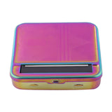 Rainbow Metal Rolling Machine Tobacco Roller Cigarette Case 70mm Manual Tobacco Roller Cigarette Rolling Machine For Smoking,