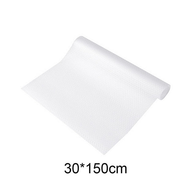 45X122 cm drawer mat oil-proof moisture kitchen table shelf liner mats cupboards pad paper non slip waterproof closet placemat,