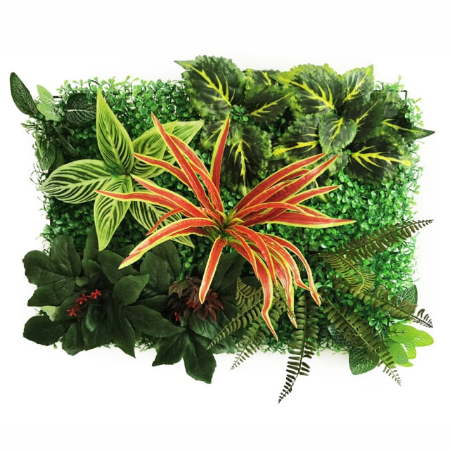 Home Decoration Artificial Plant Lawn Grass Fake Decorative Wall Plant Garden Outdoor Interior Decoration,