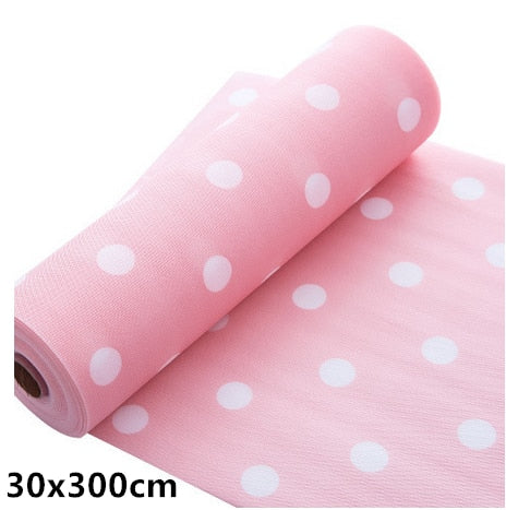 45X122 cm drawer mat oil-proof moisture kitchen table shelf liner mats cupboards pad paper non slip waterproof closet placemat