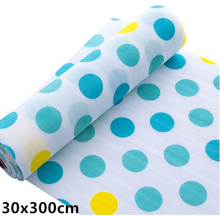 45X122 cm drawer mat oil-proof moisture kitchen table shelf liner mats cupboards pad paper non slip waterproof closet placemat,