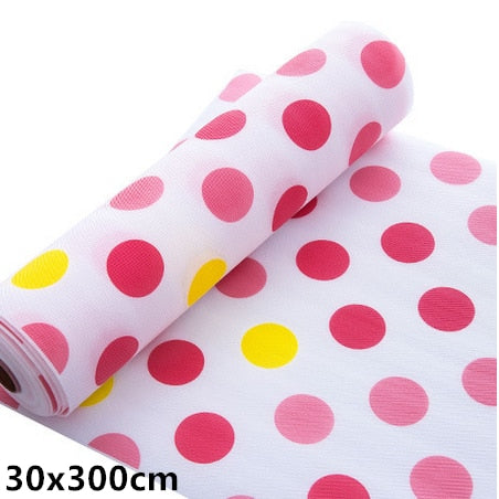 45X122 cm drawer mat oil-proof moisture kitchen table shelf liner mats cupboards pad paper non slip waterproof closet placemat