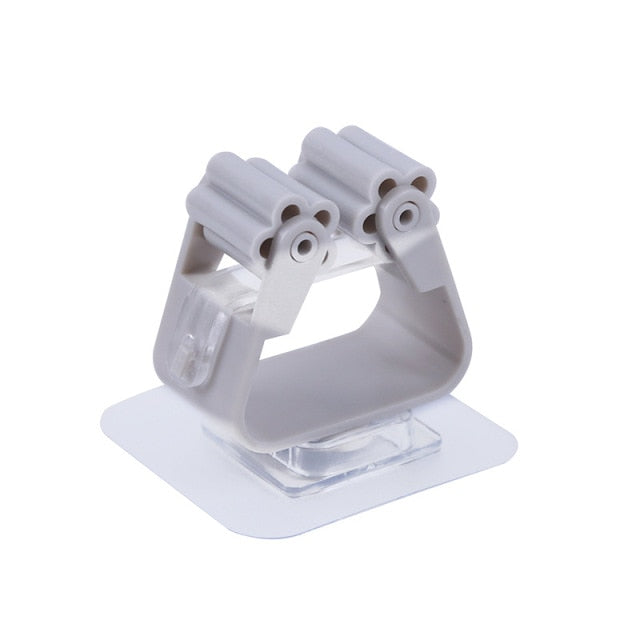 Wall Mounted Mop Organizer Holder Brush Broom Hanger Home Storage Rack Bathroom Suction Hanging Pipe Hooks Household Tools home,