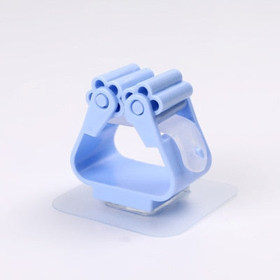 Wall Mounted Mop Organizer Holder Brush Broom Hanger Home Storage Rack Bathroom Suction Hanging Pipe Hooks Household Tools home,