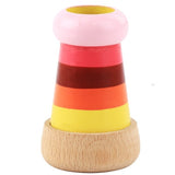 Montessori Educational Alligator Clapper Wooden toy 3D Sensory Mathematic Jigsaw Brain Training Early Intellectual Learning Toy,