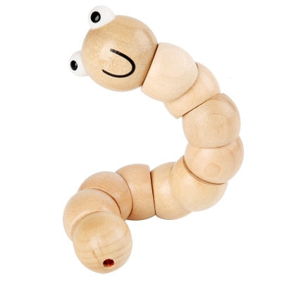 Montessori Educational Alligator Clapper Wooden toy 3D Sensory Mathematic Jigsaw Brain Training Early Intellectual Learning Toy,