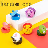 Montessori Educational Alligator Clapper Wooden toy 3D Sensory Mathematic Jigsaw Brain Training Early Intellectual Learning Toy,